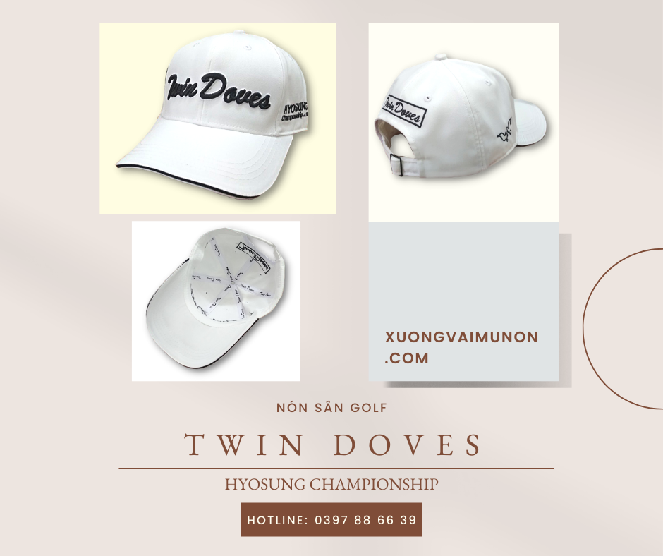 Twin Doves Golf Hats