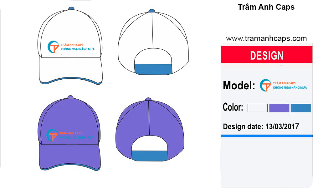 thiết kế mũ nón