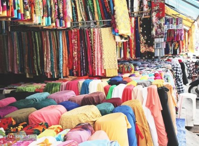 Five famous markets specialize in trading clothing raw materials in Ho Chi Minh City