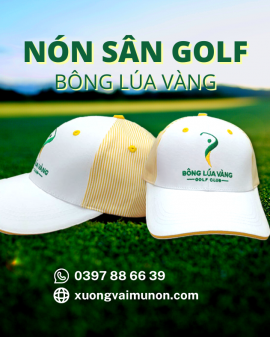 Nón thể thao - Bông Lúa Vàng Golf Club