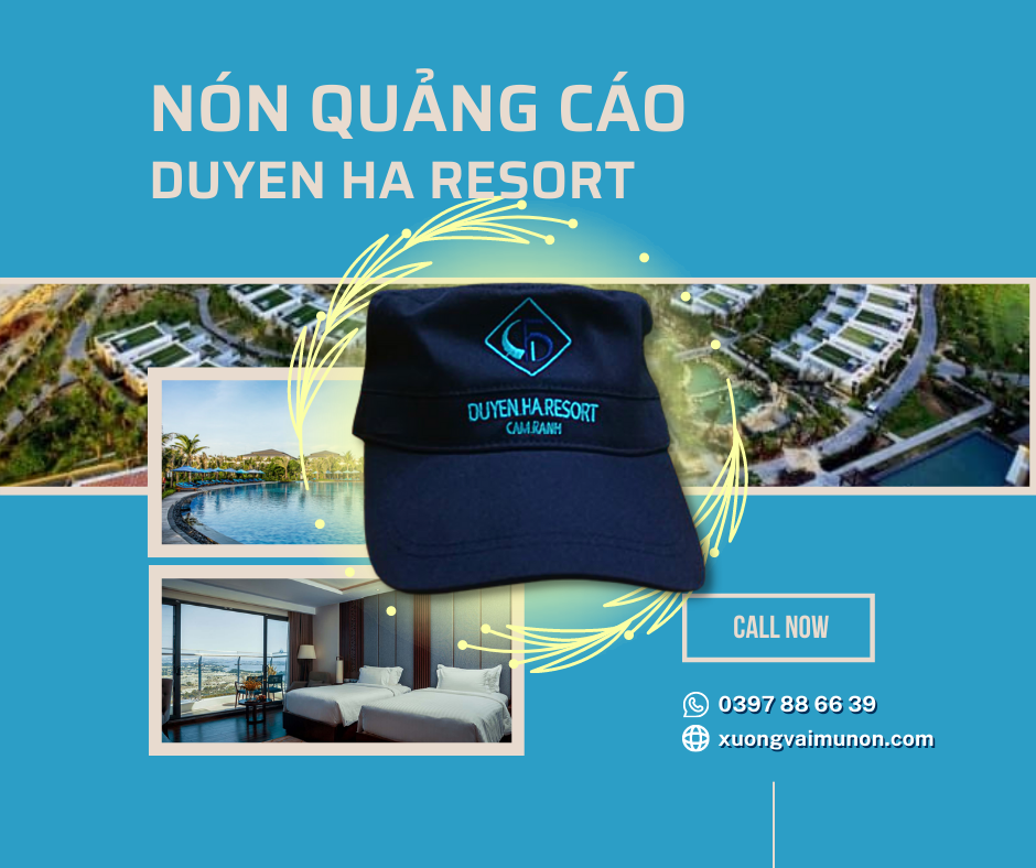 Nón quảng cáo - Duyên Hà Resort Cam Ranh | Tramanhcaps