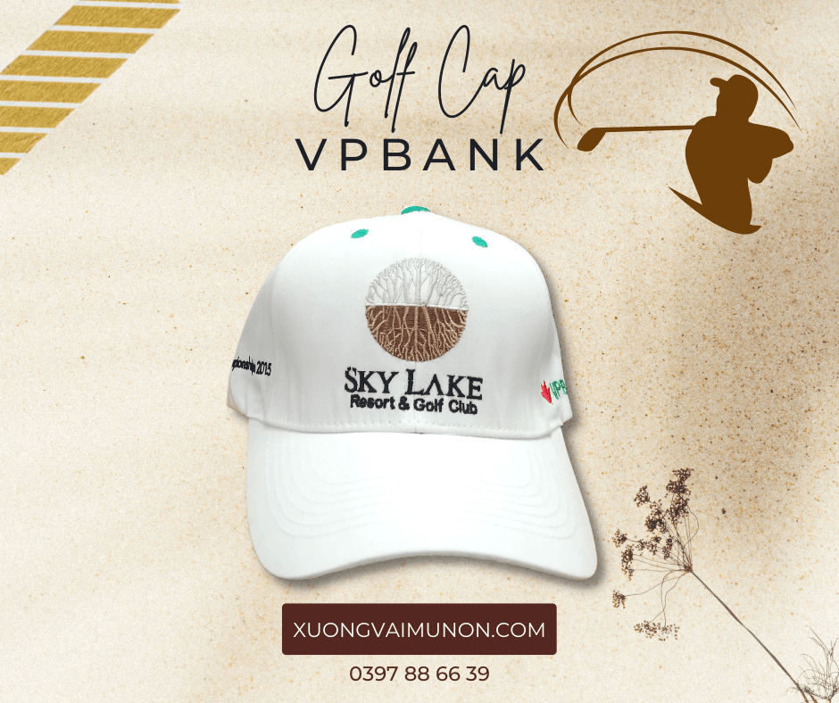 A Sky Lake Vpbank Golf Cap A Sky Lake Vpbank Golf Cap