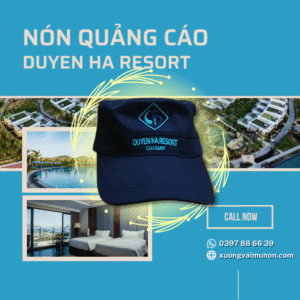 Advertising cap - Duyen Ha Resort Cam Ranh