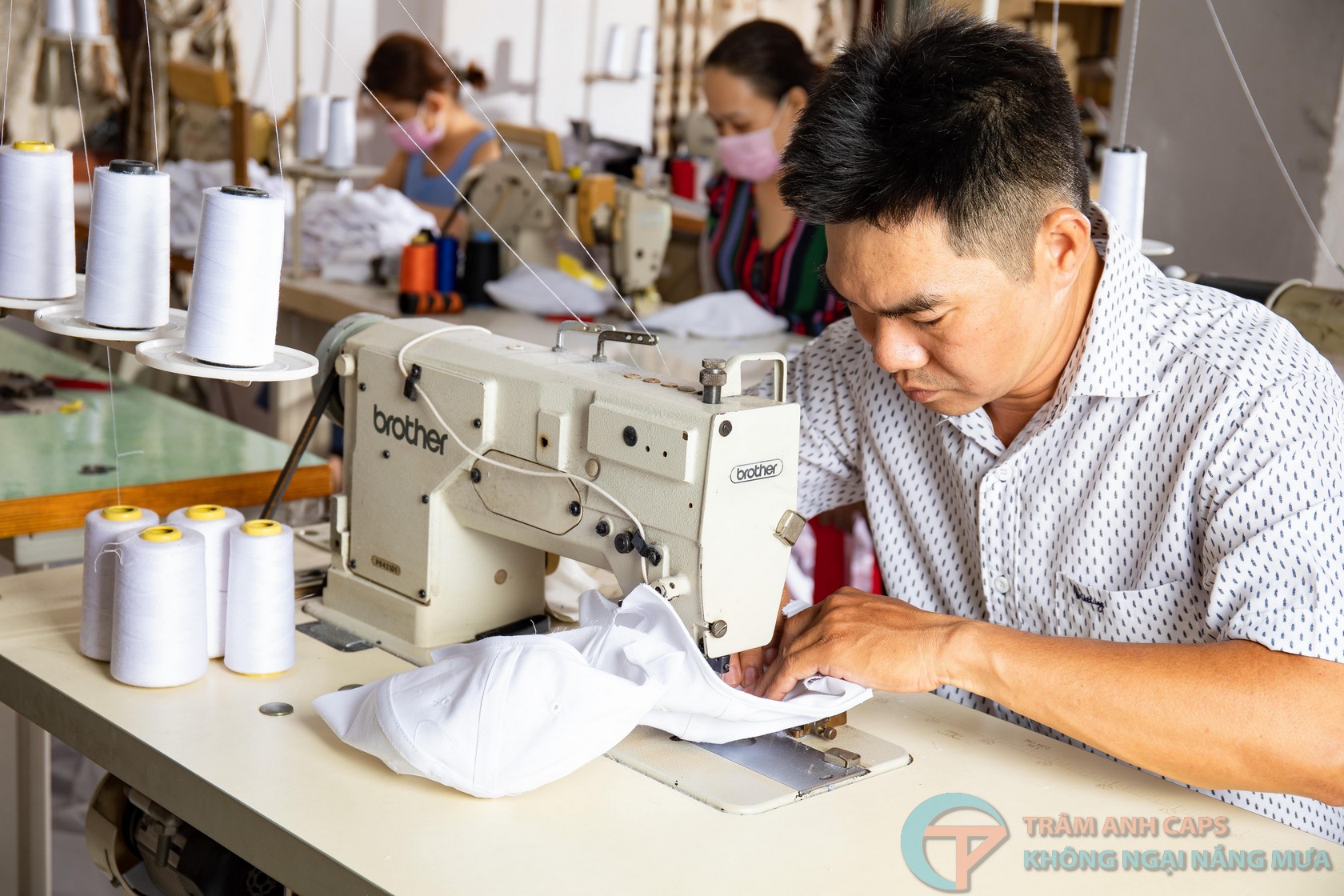 Gia công mũ nón tại Trâm Anh Caps Gia công mũ nón tại Trâm Anh Caps