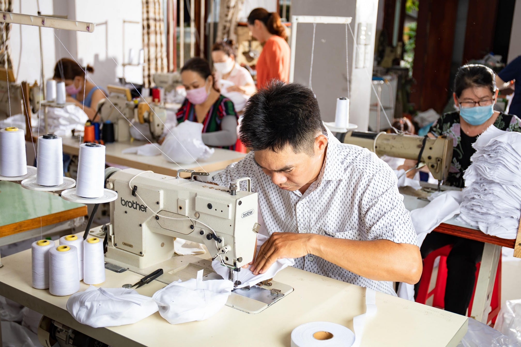 Should You Order Cheap Custom Hats? Comparing the Risks Between Low Prices and Quality 1 Tram Anh Caps hat manufacturing facility – high-quality cap production with no compromise on materials or workmanship