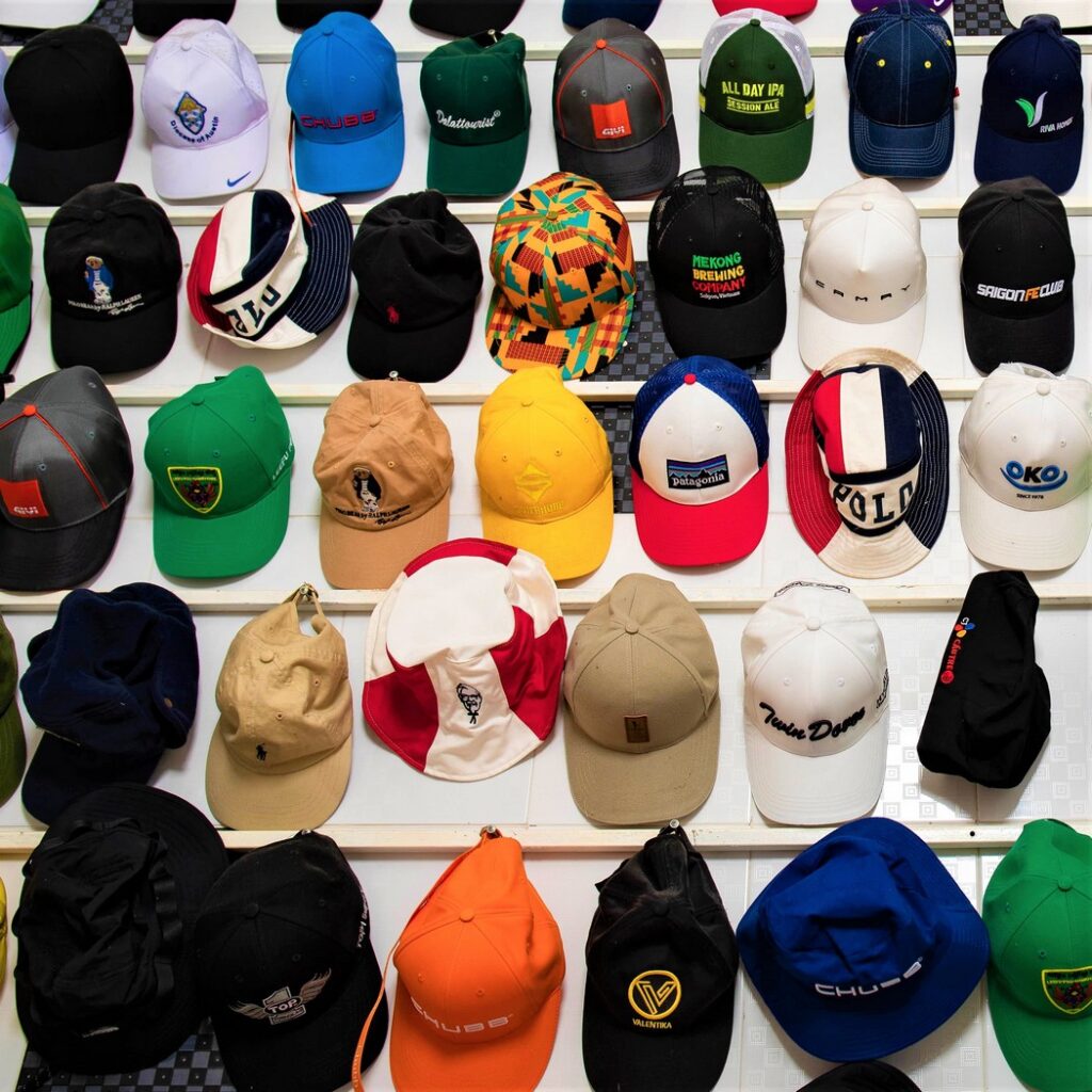In-house fabric weaving capability at Tram Anh Caps — a key advantage