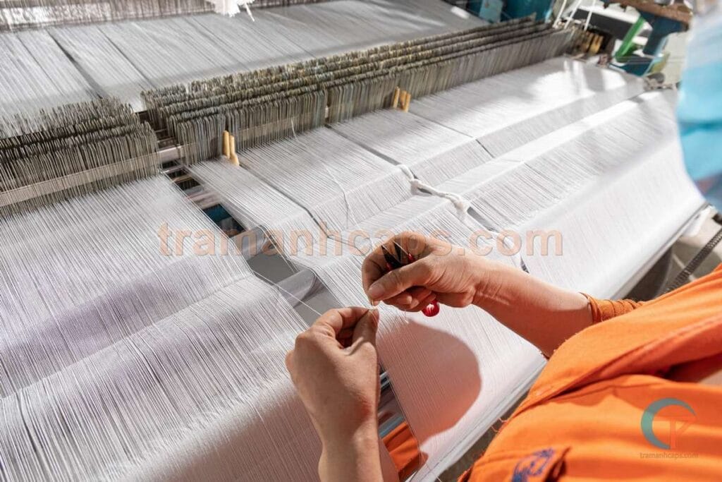 4 Benefits of Ordering Custom Hats Directly from the Factory 1 Hat manufacturing factory Trâm Anh Caps