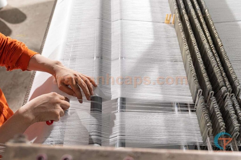 Xuong Det Vai May Non Tram Anh Cap And Hat CO LTD 41