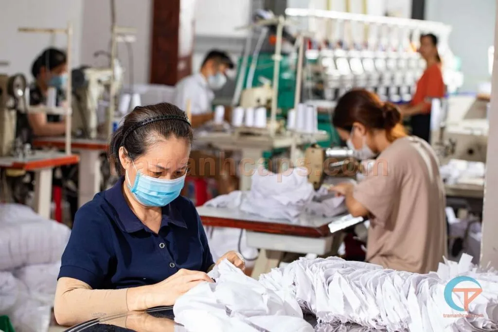 Xưởng may mũ nón trực tiếp Trâm Anh Caps