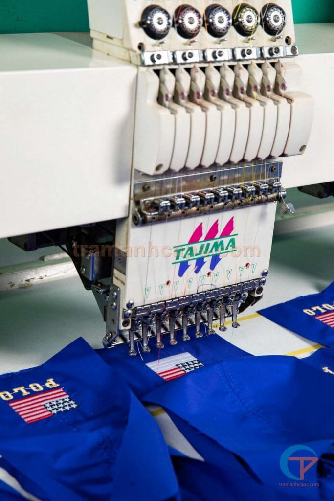 Mũ quảng cáo: Mũ in/thêu logo theo yêu cầu 1 Mũ quảng cáo của Trâm Anh Caps