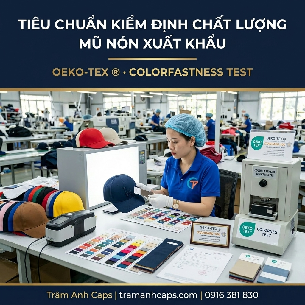 tiêu chuẩn kiểm định chất lượng mũ nón xuất khẩu
