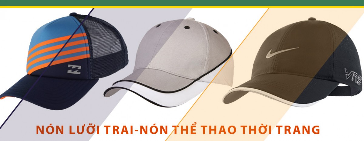 Nón lưỡi trai - Nón thể thao thời trang