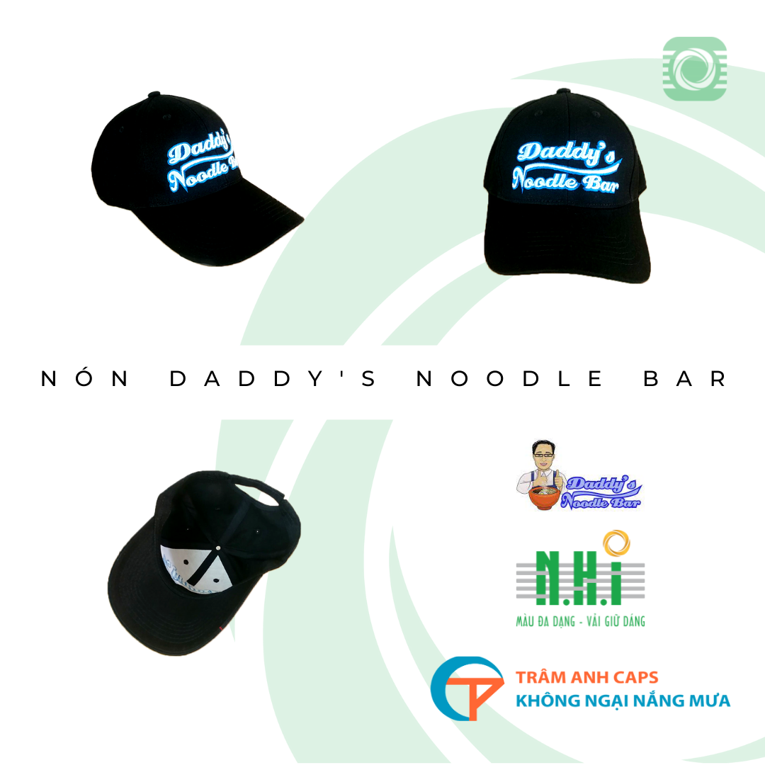 Nón quảng cáo Daddy Noodle Bar Nón quảng cáo Daddy Noodle Bar